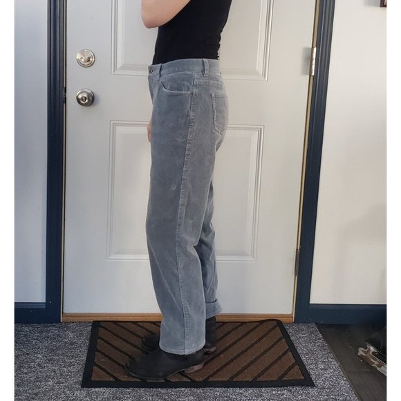 Lauren Ralph Lauren Blue Corduroy Pants - Picture 2 of 4
